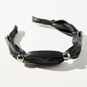 Anthropologie Studded Scrunch Headband NWOT